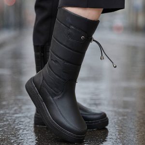 بوت کاپشنی مشکی- مانتو پاتریس رشت