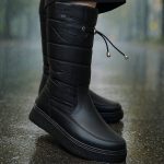 بوت کاپشنی مشکی- مانتو پاتریس رشت