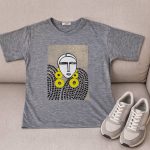 تیشرت ملانژ چاپ دختر - مانتو پاتریس رشت