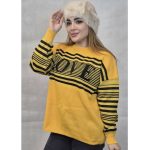 بلوز بافت راه راه لاو - مانتو پاتریس رشت