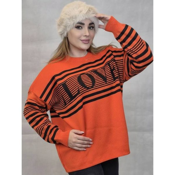 بلوز بافت راه راه لاو - مانتو پاتریس رشت