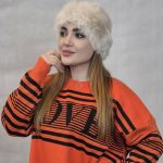 بلوز بافت راه راه لاو - مانتو پاتریس رشت