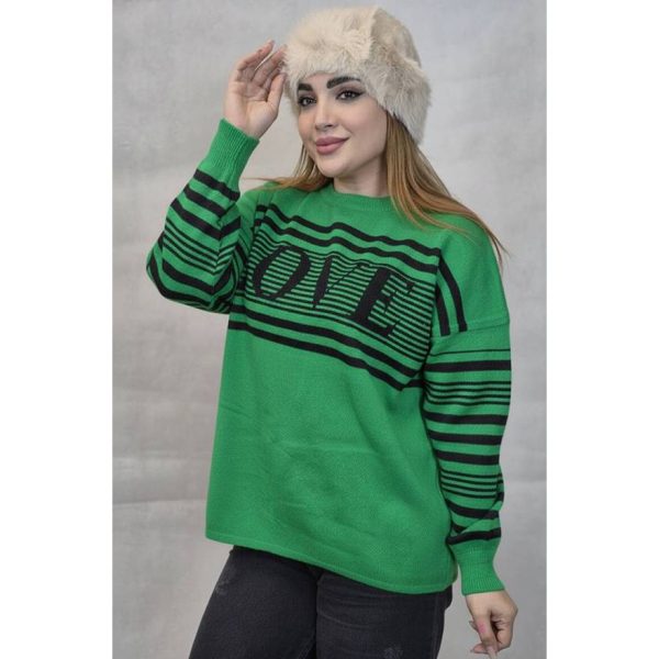 بلوز بافت راه راه لاو - مانتو پاتریس رشت