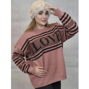 بلوز بافت راه راه لاو - مانتو پاتریس رشت