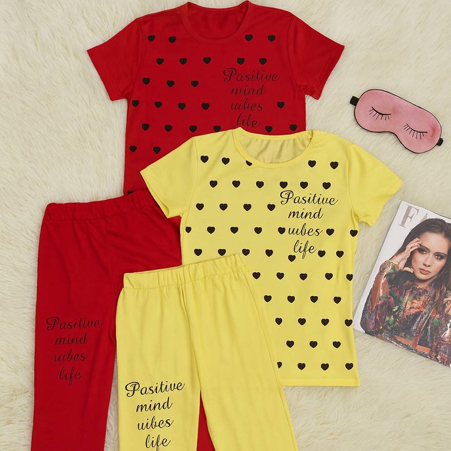 ست تیشرت شلوارک قلبی - مانتو پاتریس رشت