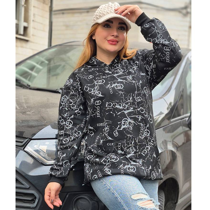 هودی دورس تمام چاپ - مانتو پاتریس رشت