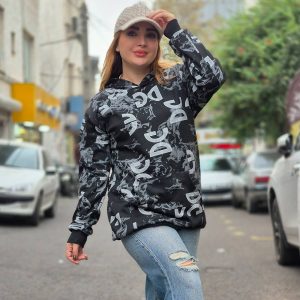 هودی دورس تمام چاپ - مانتو پاتریس رشت