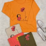 بلوز آستین بلند گل و دختر - مانتو پاتریس رشت