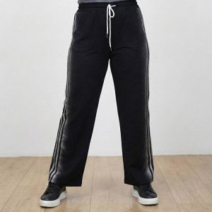 شلوار نیم بگ اسپرت مشکی