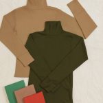 بلوز یقه اسکی فینگری رنگی