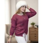 بلوز بافت وسط بندی - مانتو پاتریس رشت