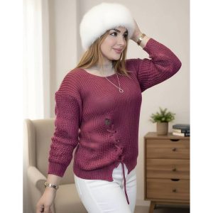 بلوز بافت وسط بندی - مانتو پاتریس رشت