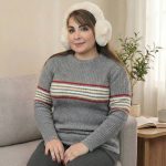 بلوز بافت راه راه - مانتو پاتریس رشت