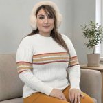 بلوز بافت راه راه - مانتو پاتریس رشت