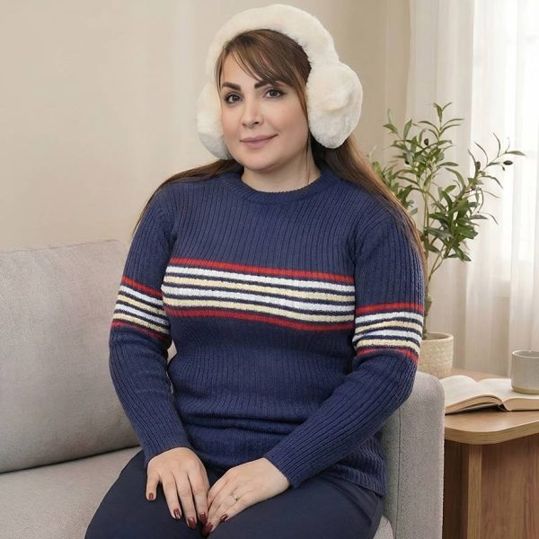 بلوز بافت راه راه - مانتو پاتریس رشت