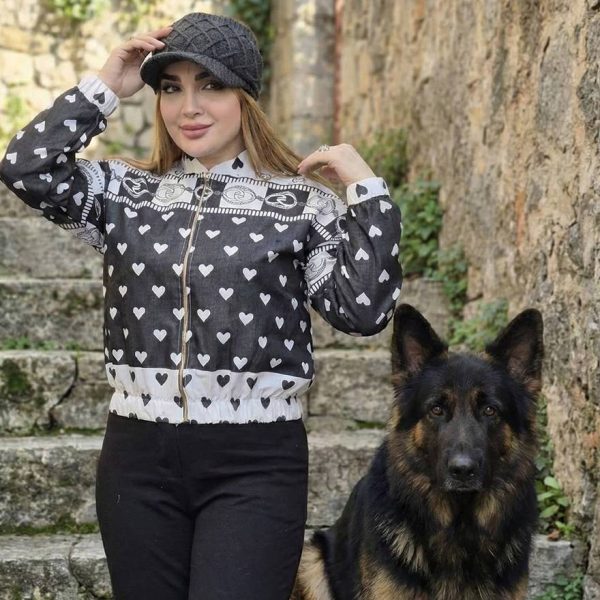 بامبر طرحدار زیپی - مانتو پاتریس رشت