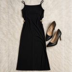 پیراهن بندی مشکی فانریپ - مانتو پاتریس رشت