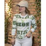 بلوز دورس چاپ نوشته - مانتو پاتریس رشت