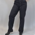 شلوار نیل ذغالی - مانتو پاتریس رشت