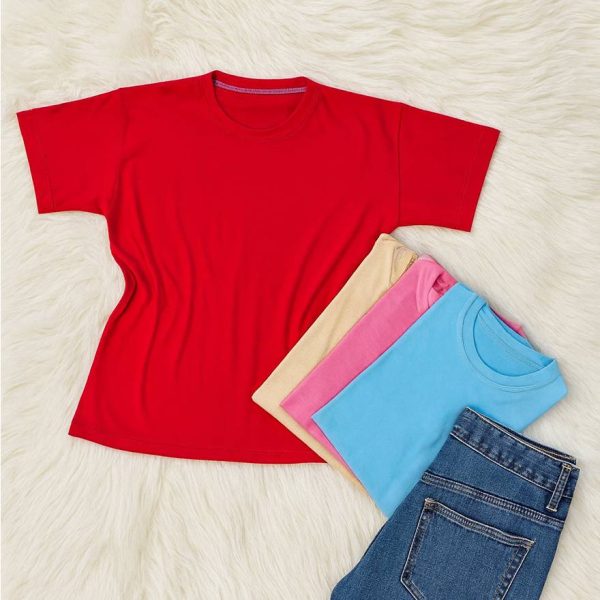 تیشرت نخ پنبه بیسیک - مانتو پاتریس رشت