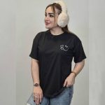 تیشرت نخ پنبه چاپ لبخند