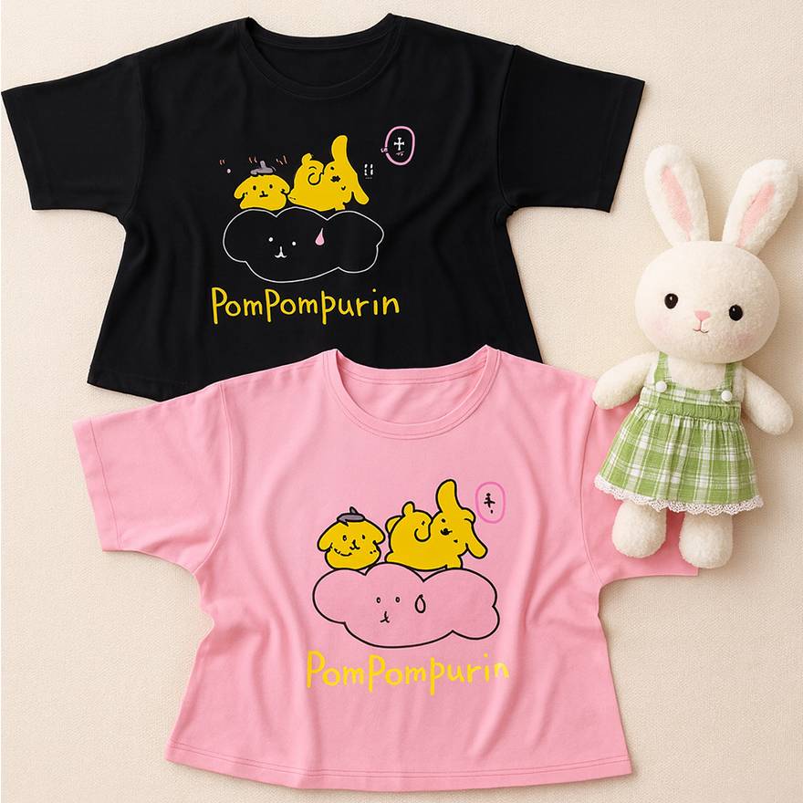 تیشرت کراپ نخ پنبه چاپی - مانتو پاتریس رشت