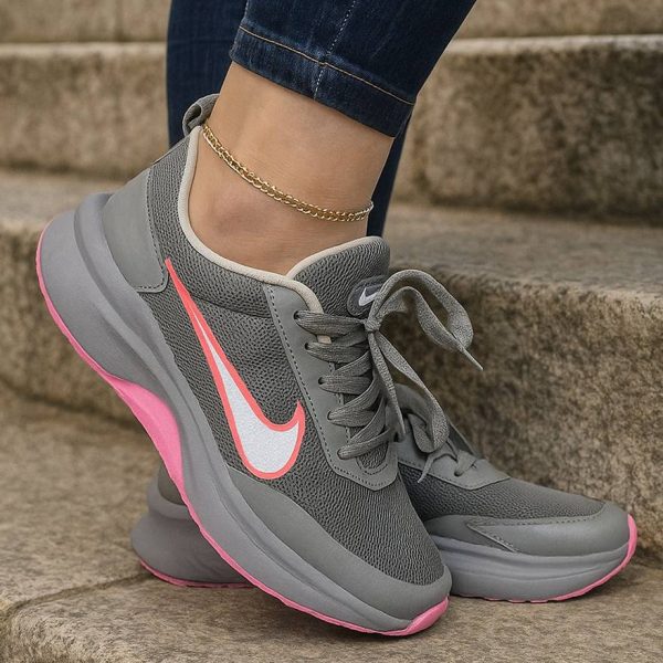 کتونی طوسی صورتی نایک - مانتو پاتریس رشت