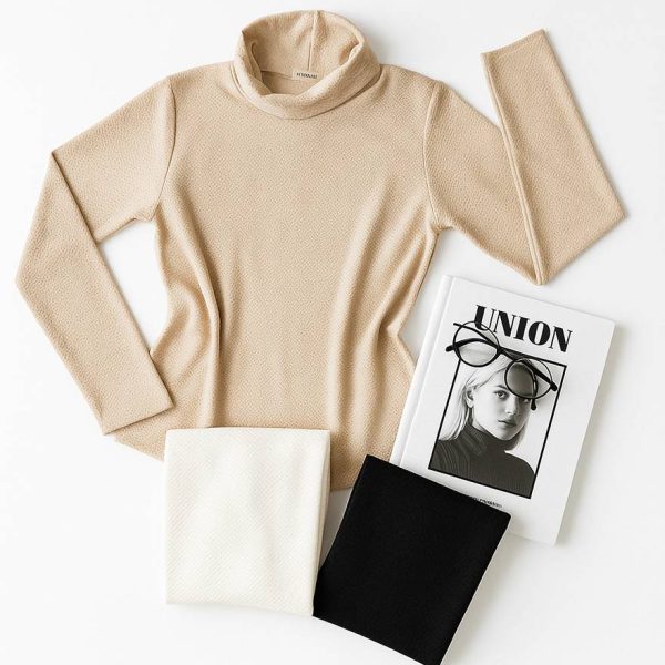 بلوز یقه اسکی بیسکوییتی - مانتو پاتریس رشت