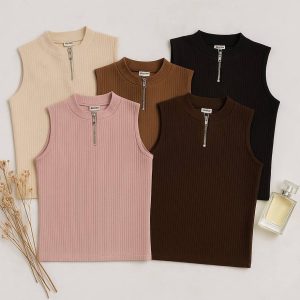 تاپ فانریپ نیم زیپ - مانتو پاتریس رشت