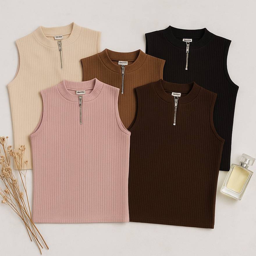 تاپ فانریپ نیم زیپ - مانتو پاتریس رشت