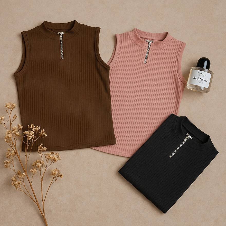 تاپ فانریپ نیم زیپ - مانتو پاتریس رشت