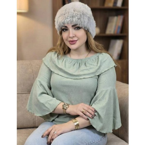 بلوز یقه قایقی - مانتو پاتریس رشت