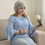 بلوز یقه قایقی - مانتو پاتریس رشت