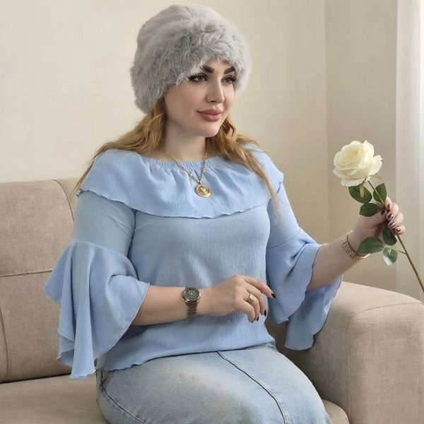 بلوز یقه قایقی - مانتو پاتریس رشت