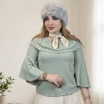 بلوز یقه قایقی - مانتو پاتریس رشت