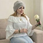 بلوز یقه قایقی - مانتو پاتریس رشت