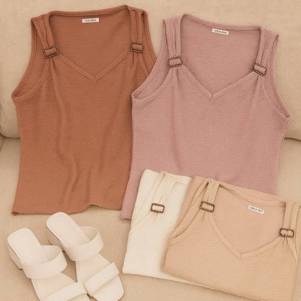 34300964-1 تاپ بیسکوئیتی سگک دار - مانتو پاتریس رشت