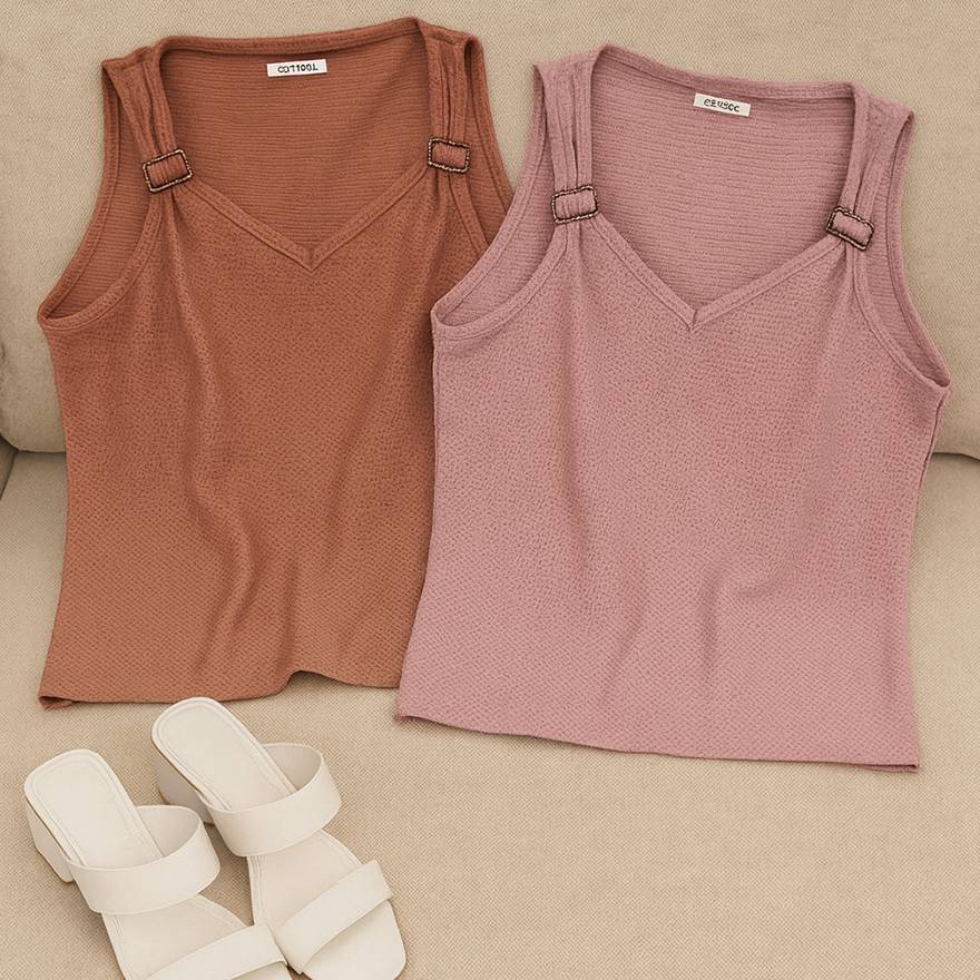 تاپ بیسکوئیتی سگک دار - مانتو پاتریس رشت