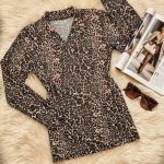 بلوز یقه هفت پلنگی - مانتو پاتریس رشت