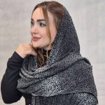 شال کریشه پلنگی ریز - مانتو پاتریس رشت