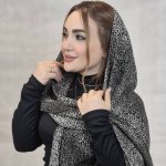 شال کریشه پلنگی ریز - مانتو پاتریس رشت