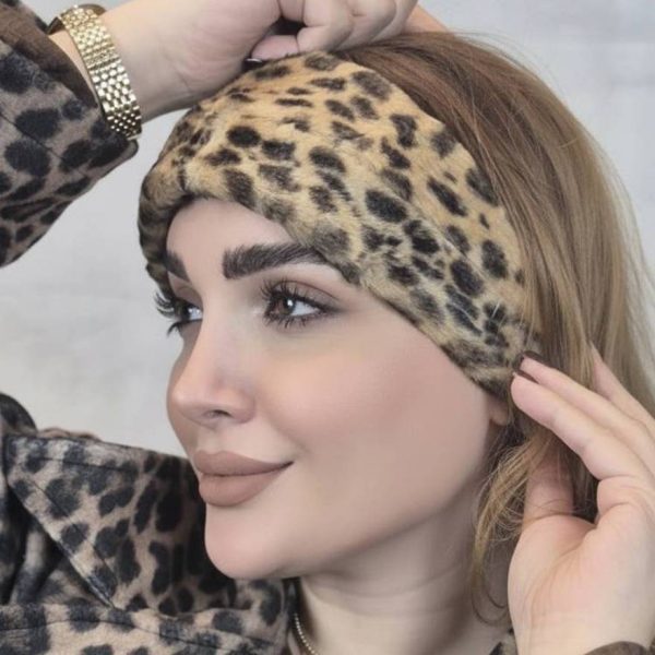 هدبند خز طرحدار - مانتو پاتریس رشت