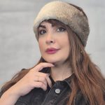 هدبند خز طرحدار - مانتو پاتریس رشت