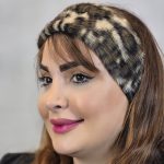 هدبند خز طرحدار - مانتو پاتریس رشت