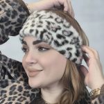 هدبند خز طرحدار - مانتو پاتریس رشت