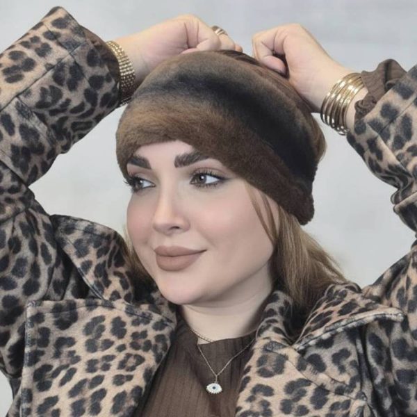 هدبند خز طرحدار - مانتو پاتریس رشت