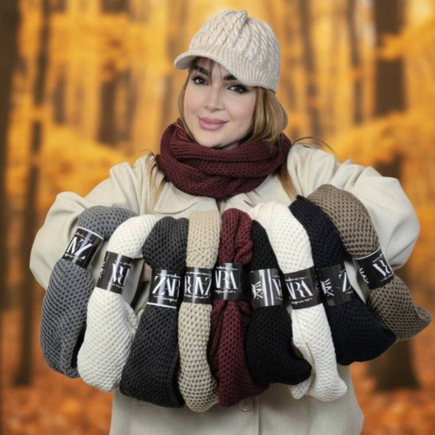 شال رینگی بافت - مانتو پاتریس رشت