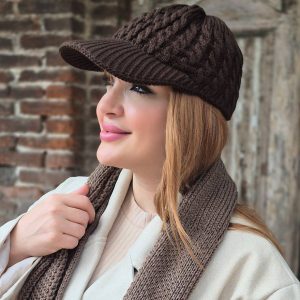 کلاه کپ بافت - مانتو پاتریس رشت