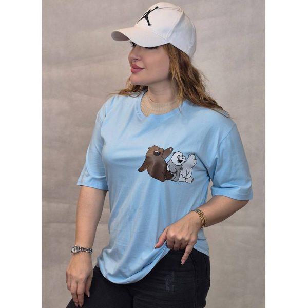 تیشرت لانگ چاپ 3 خرس - مانتو پاتریس رشت