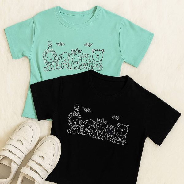 تیشرت کراپ حیوانات - مانتو پاتریس رشت